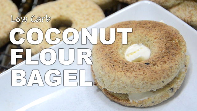 Low Carb Coconut Flour Bagel