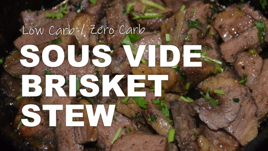 Low Carb / Zero Carb Meal  | Sous Vide Brisket Stew